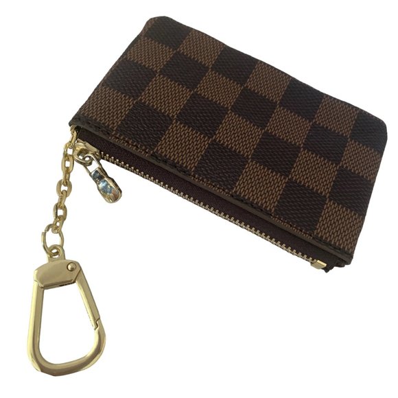 Pocket Coin Purse zipper Pouch Printed Mini Wallet, keychain clasp - Picture 6 of 10